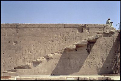 छत पर चरणों का दृश्य, c.125 BC-AD 60 द्वारा ग्रीको रोमन